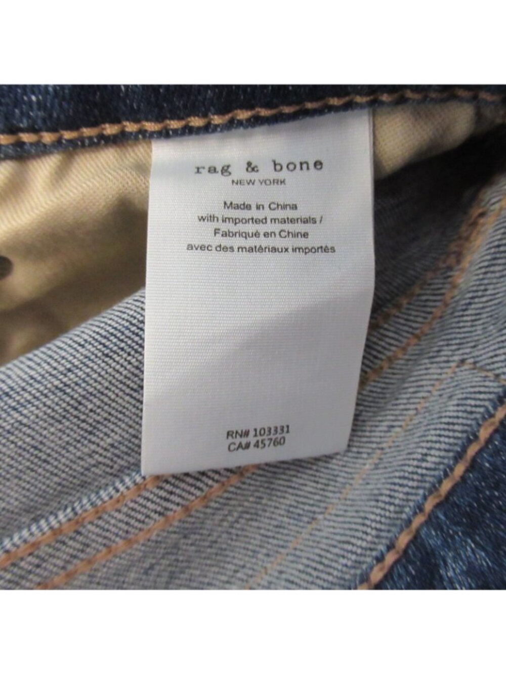 New Rag & Bone Jeans 27 The Sofie High‎ Rise Ultra Wide Leg Raw Hem Willow - Picture 9 of 10